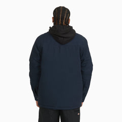 Insulated Duck Hooded Shirt Jacket