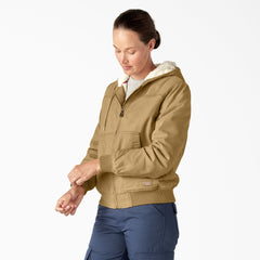 Women's Fleece Lined Duck Canvas Jacket