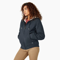 Women's Fleece Lined Duck Canvas Jacket
