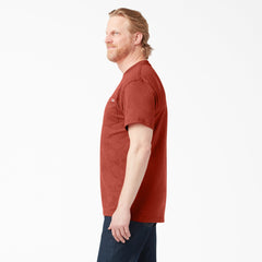 Heavyweight Heathered Short Sleeve Pocket T-Shirt