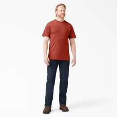 Heavyweight Heathered Short Sleeve Pocket T-Shirt