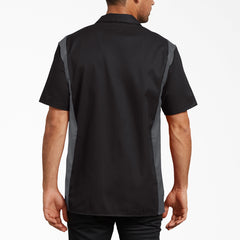 Two-Tone Short Sleeve Work Shirt
