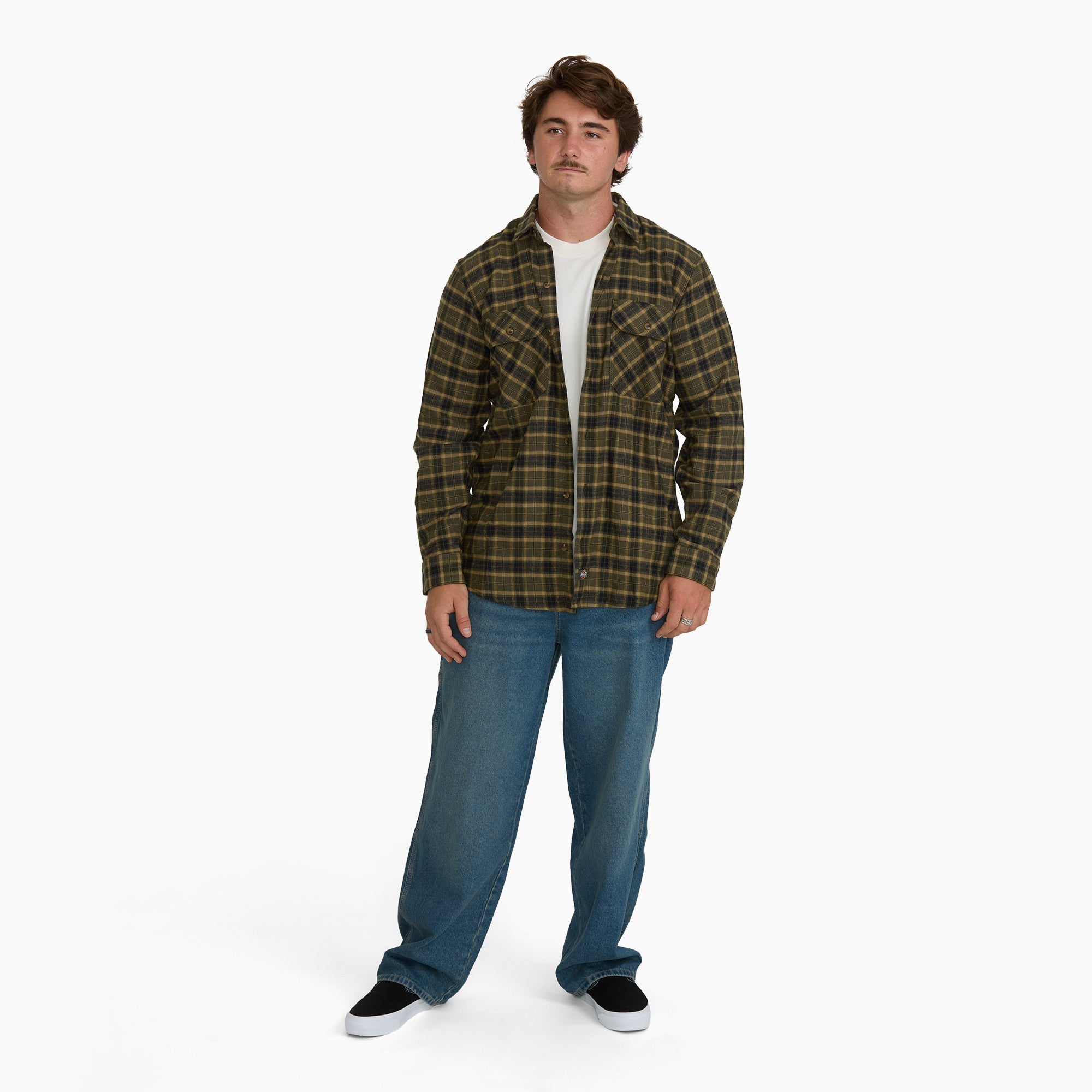 Long Sleeve Flannel Work Shirt