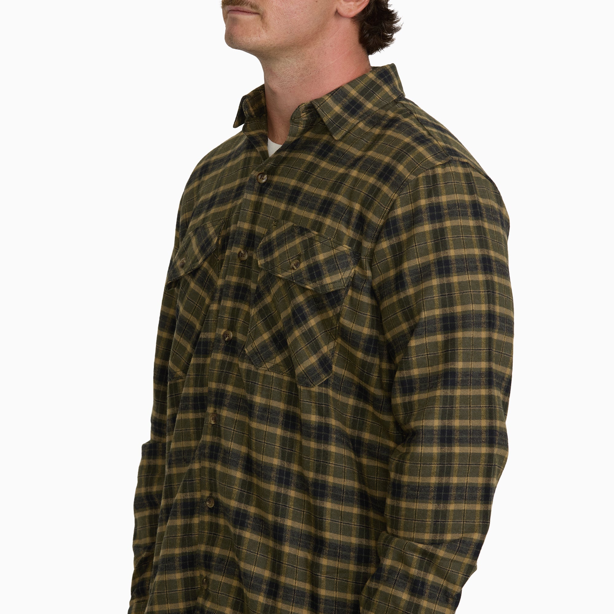 Long Sleeve Flannel Work Shirt