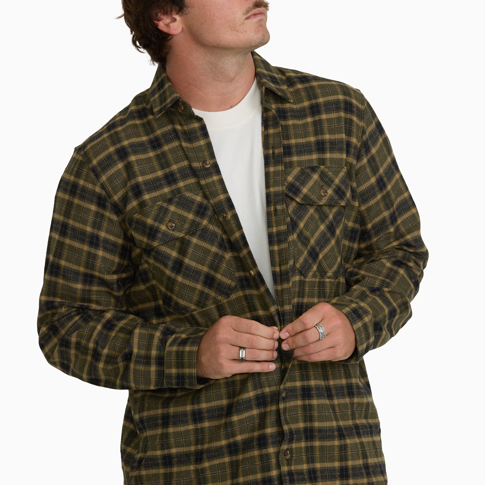 Long Sleeve Flannel Work Shirt