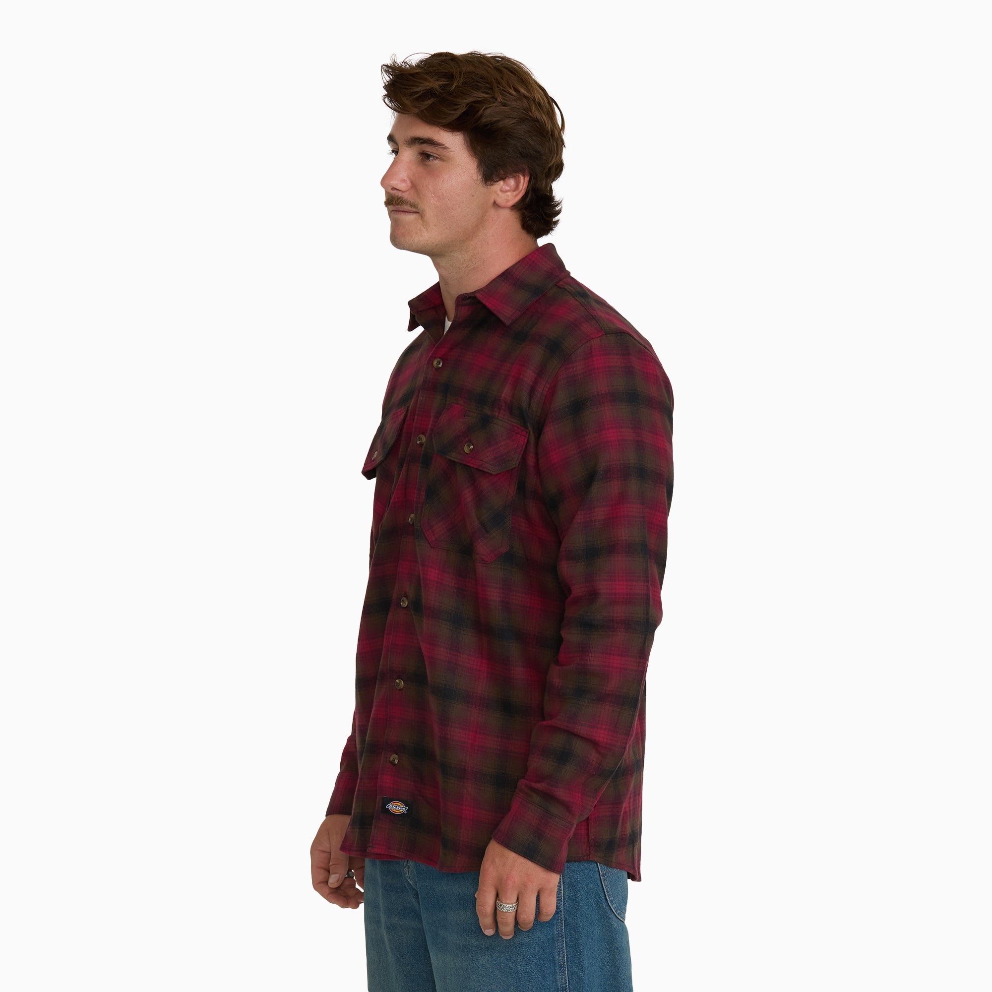 Long Sleeve Flannel Work Shirt