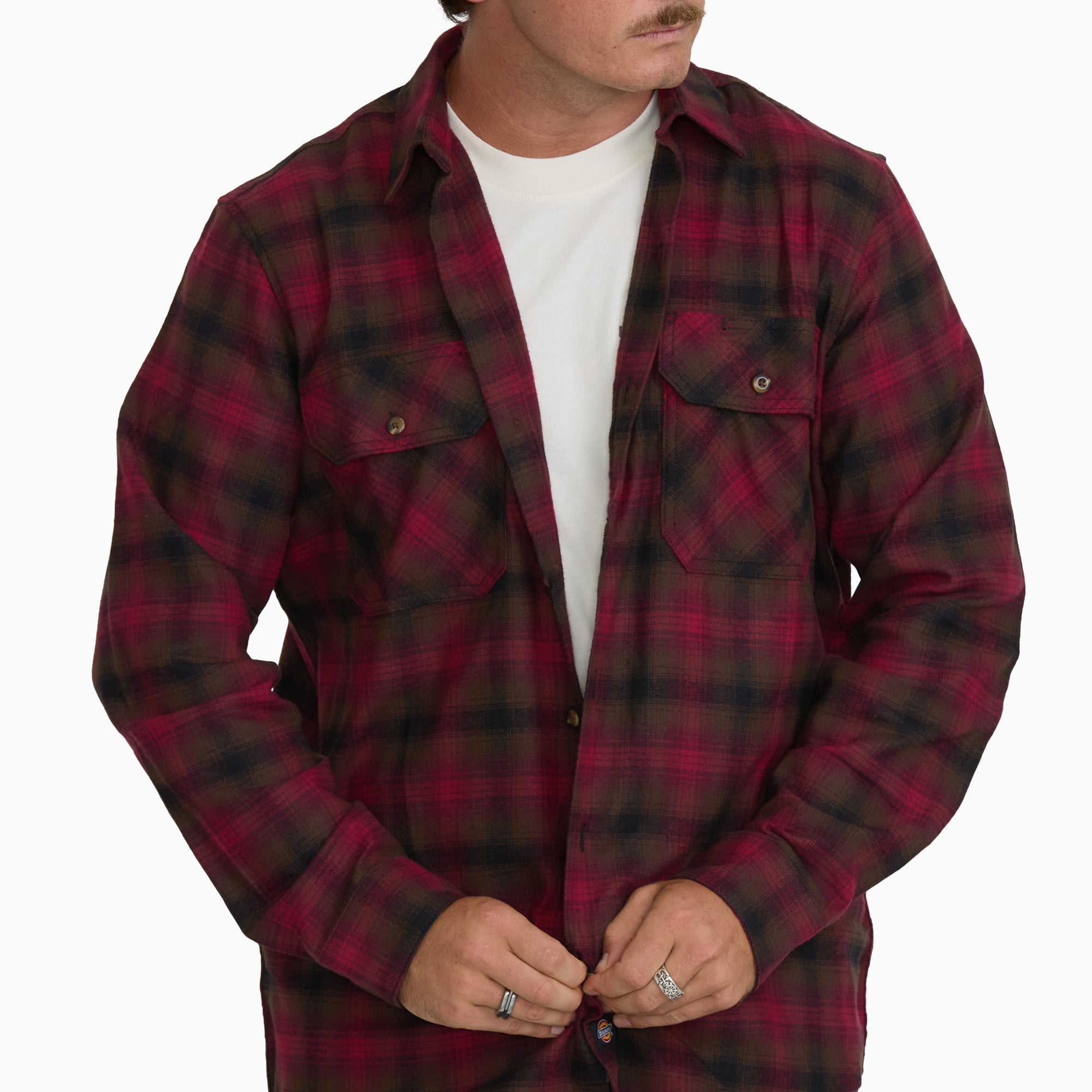 Long Sleeve Flannel Work Shirt