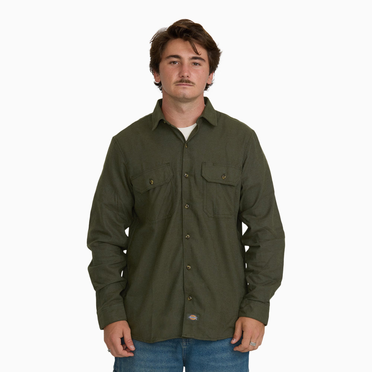 Long Sleeve Flannel Work Shirt