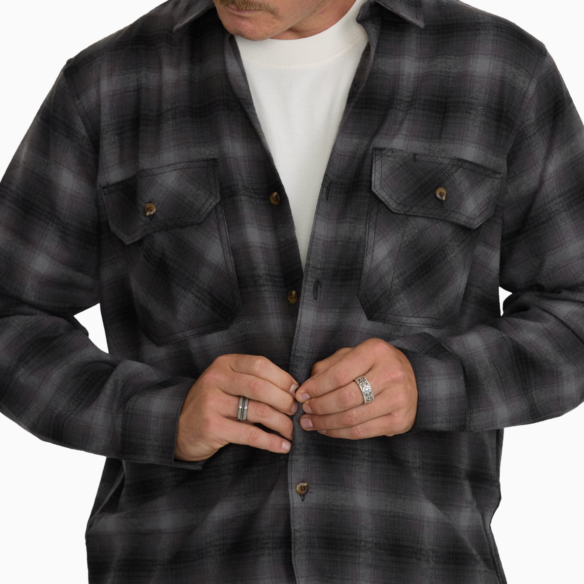 Long Sleeve Flannel Work Shirt