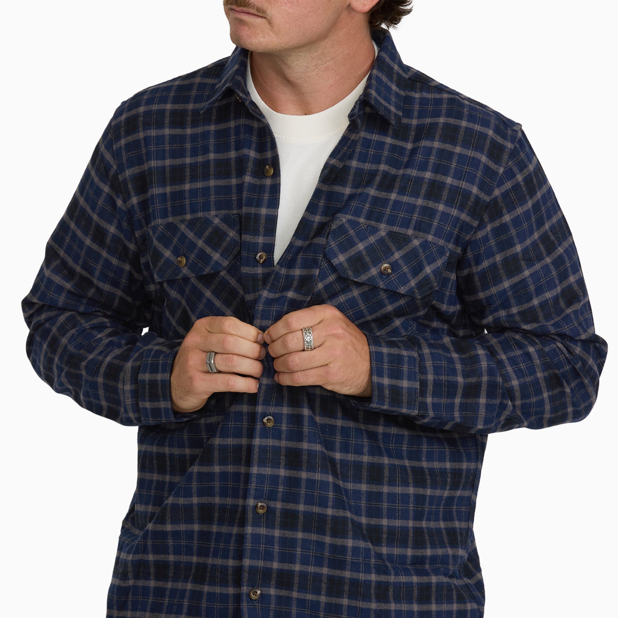 Long Sleeve Flannel Work Shirt