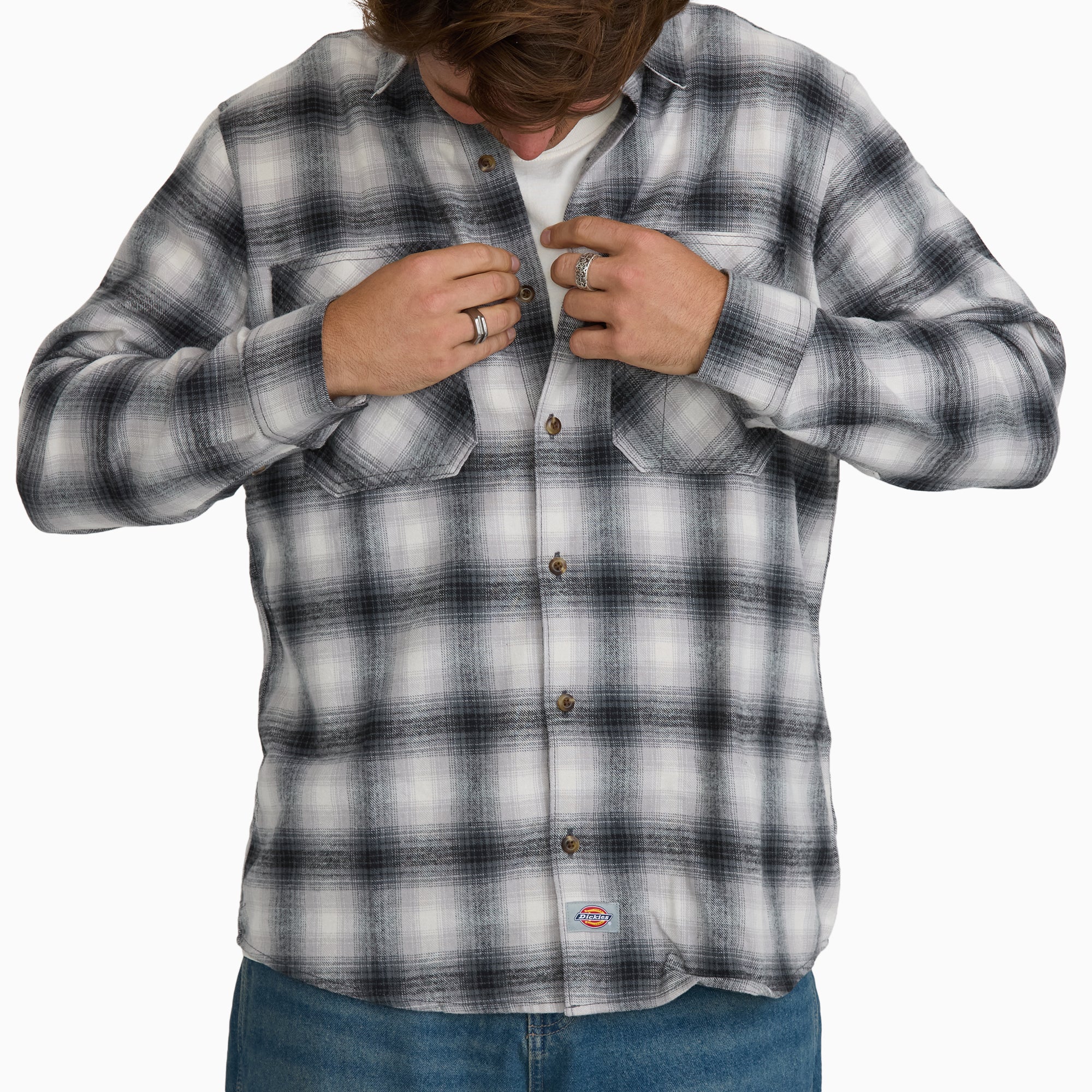 Long Sleeve Flannel Work Shirt