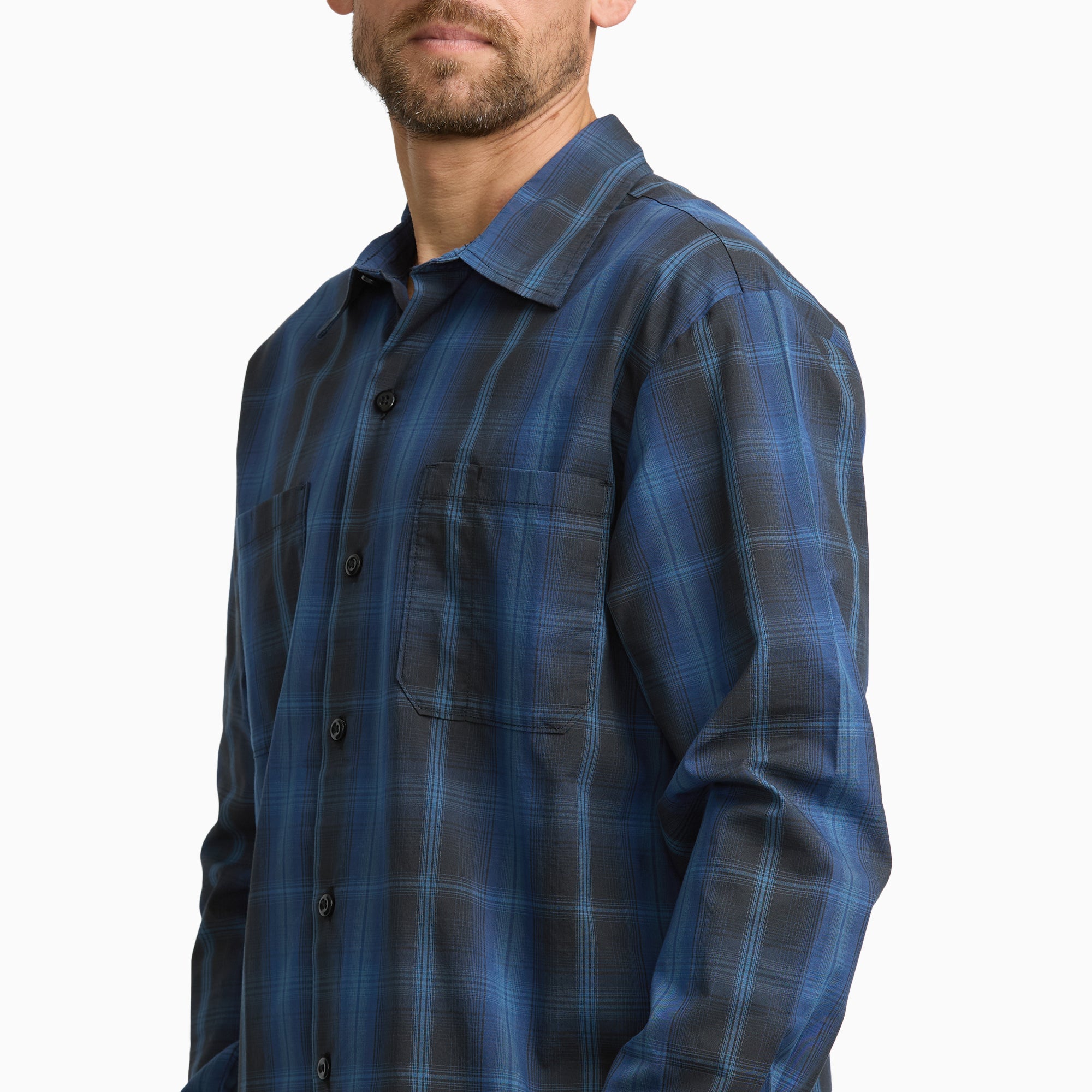 Long Sleeve Plaid Work Shirt