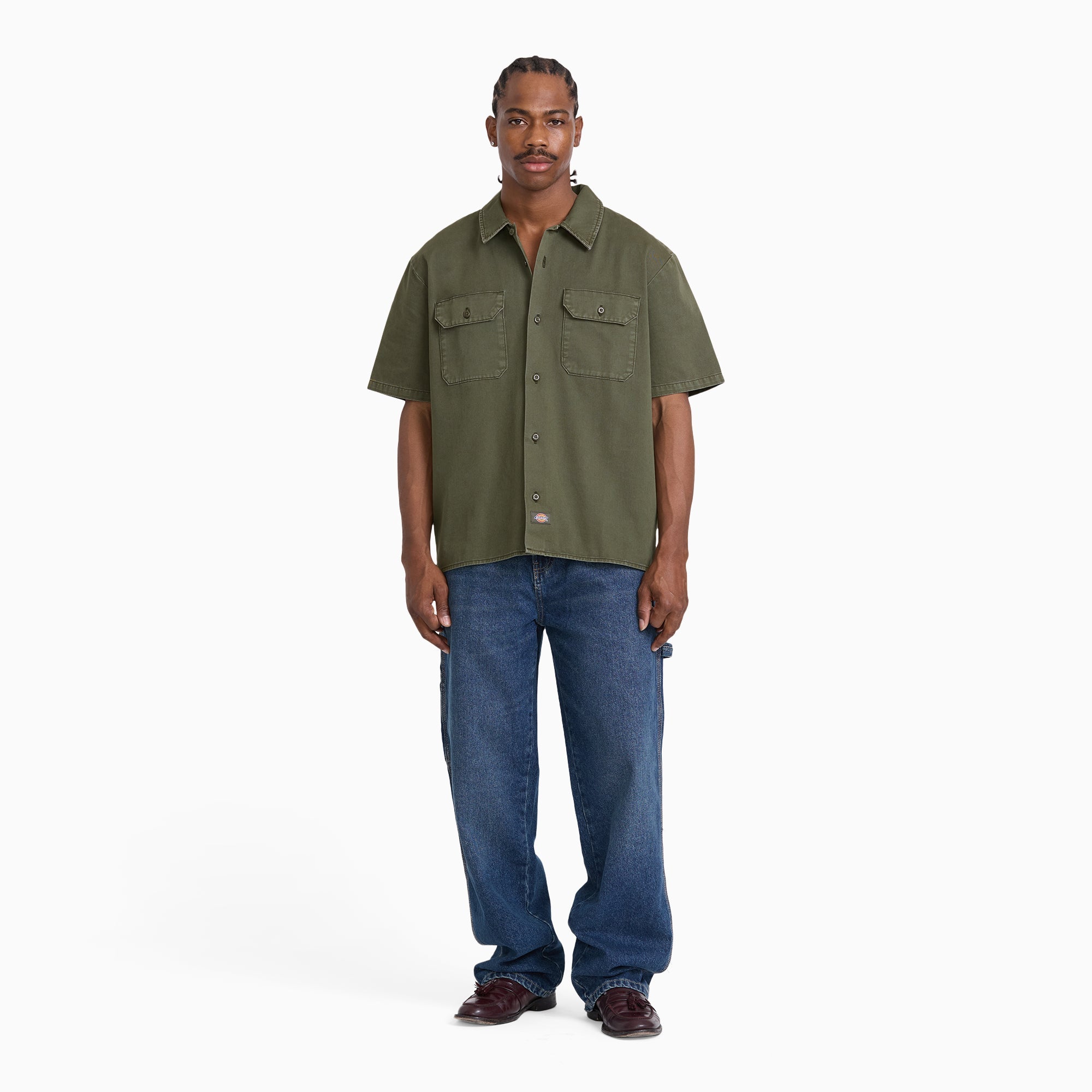 Worn In Solid Work Shirt