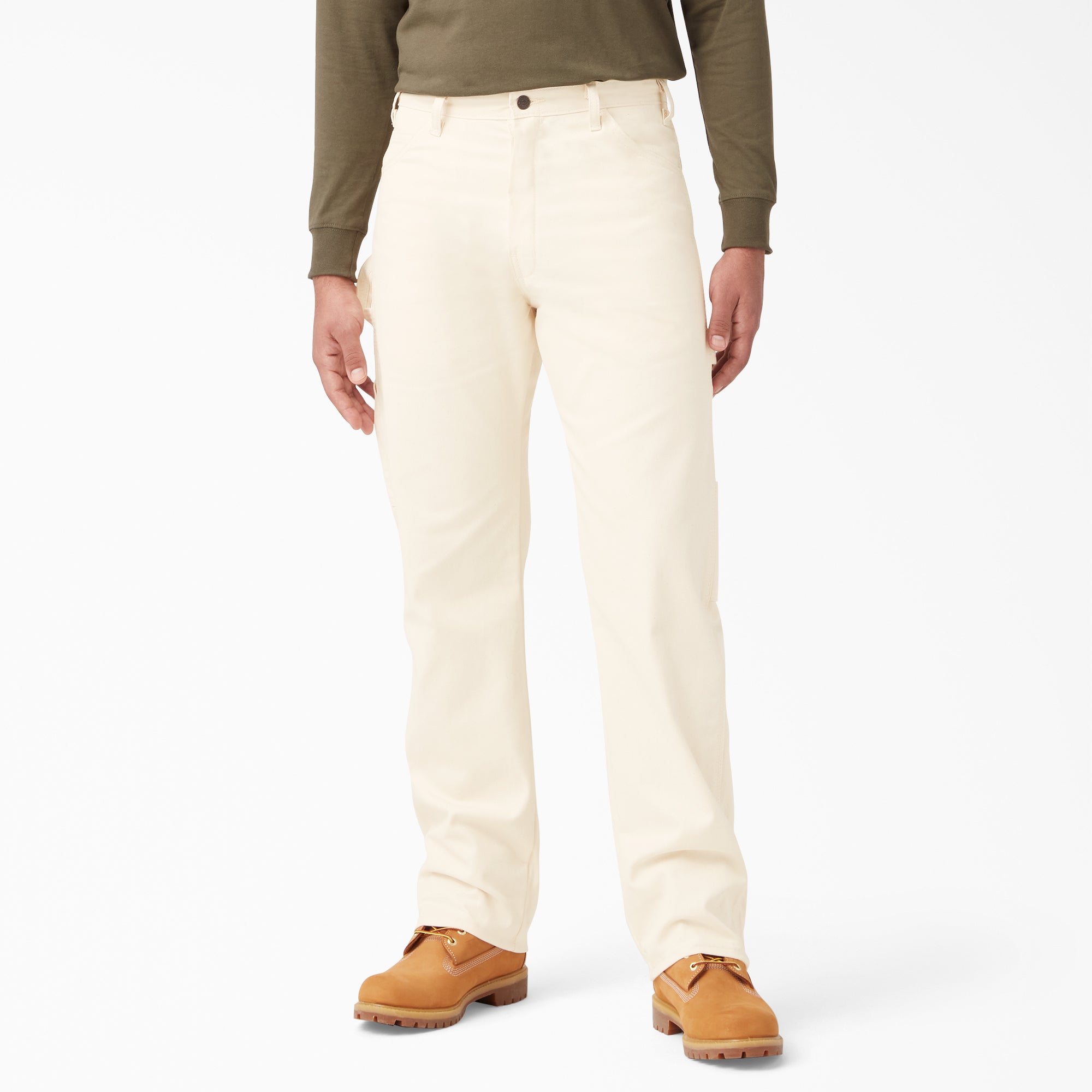 Relaxed Fit Straight Leg Painter's Pants