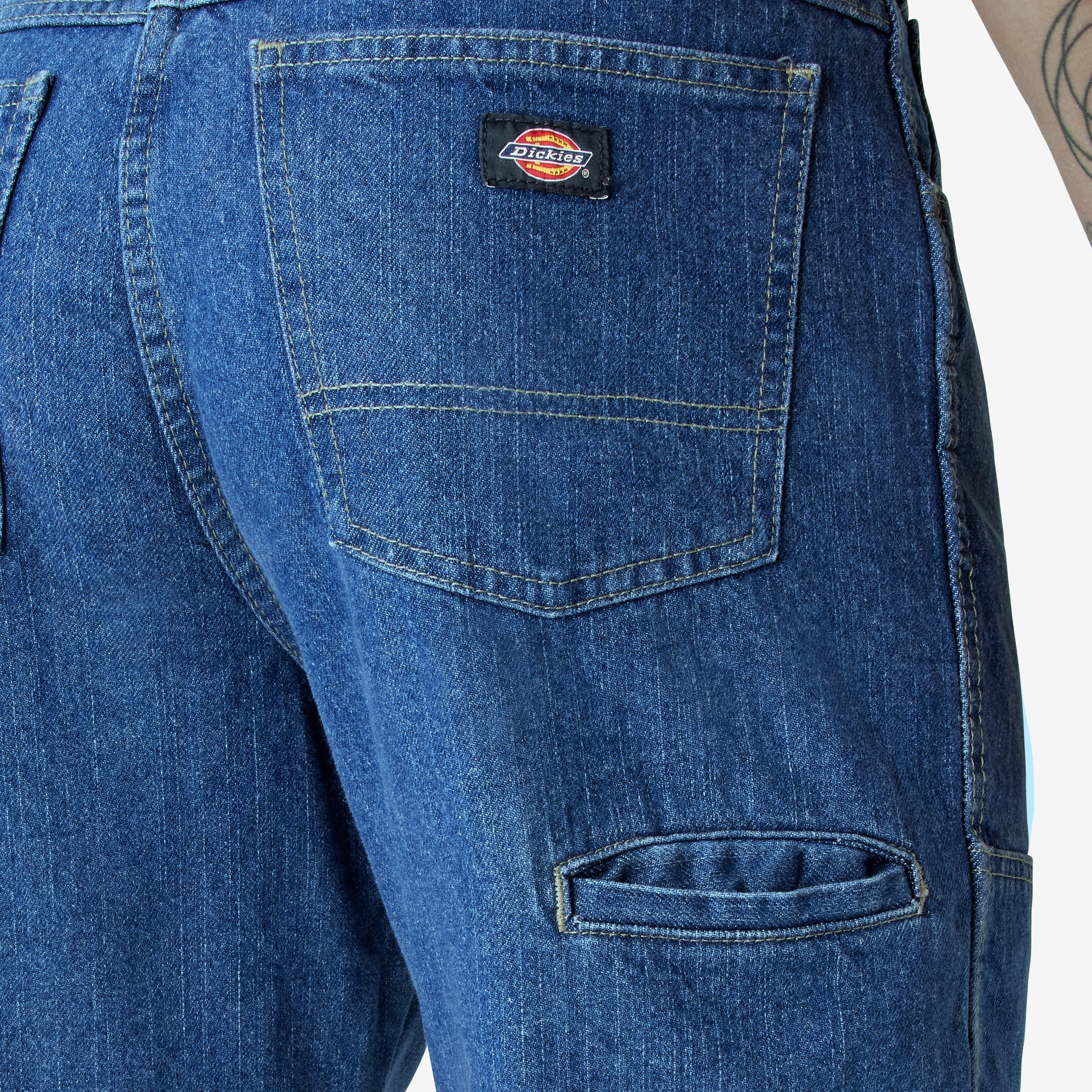 Relaxed Fit Double Knee Jeans
