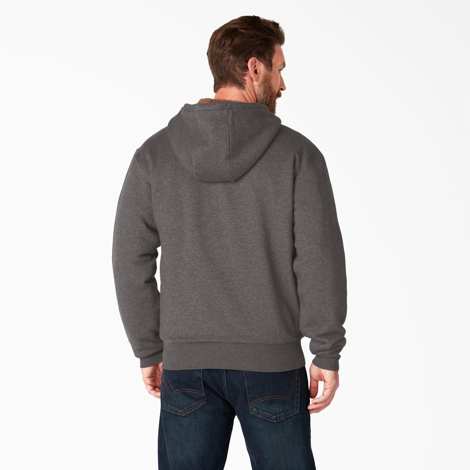 High Pile Fleece Lined Full Zip Hoodie