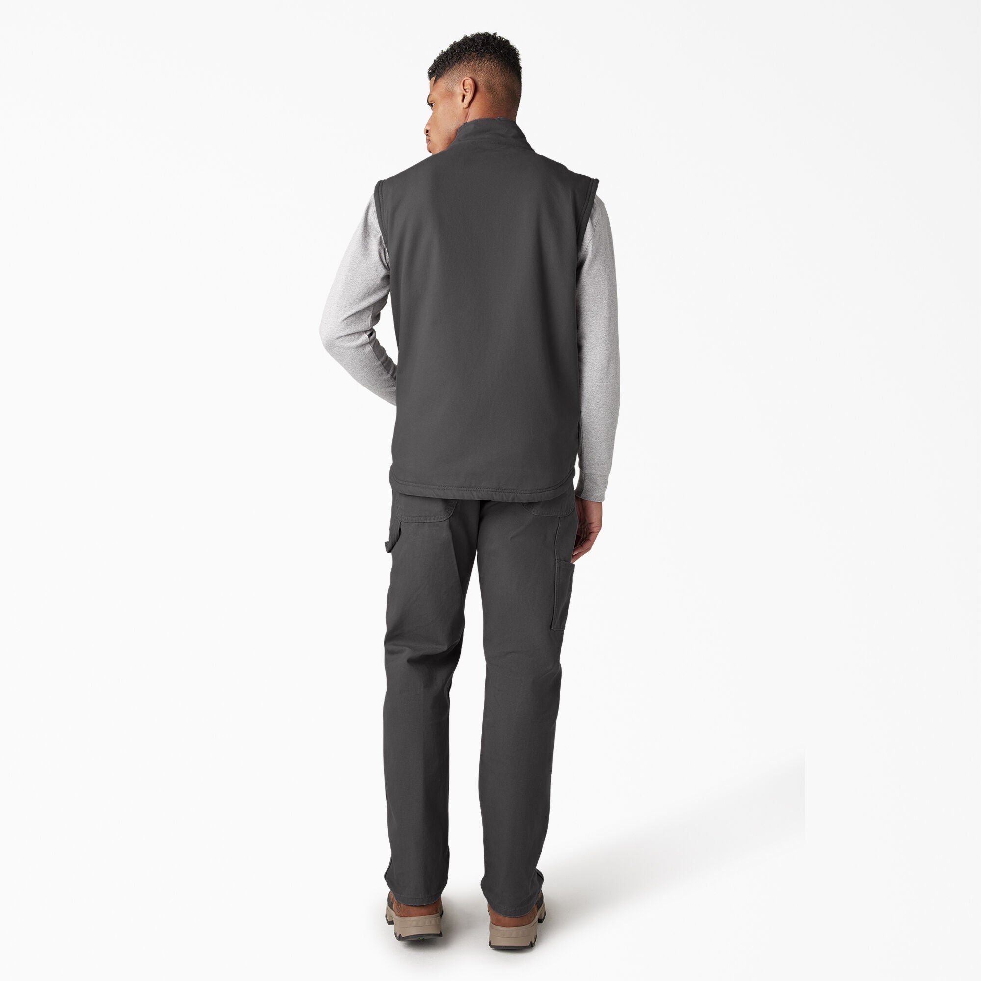 Duck Canvas High Pile Fleece Lined Vest