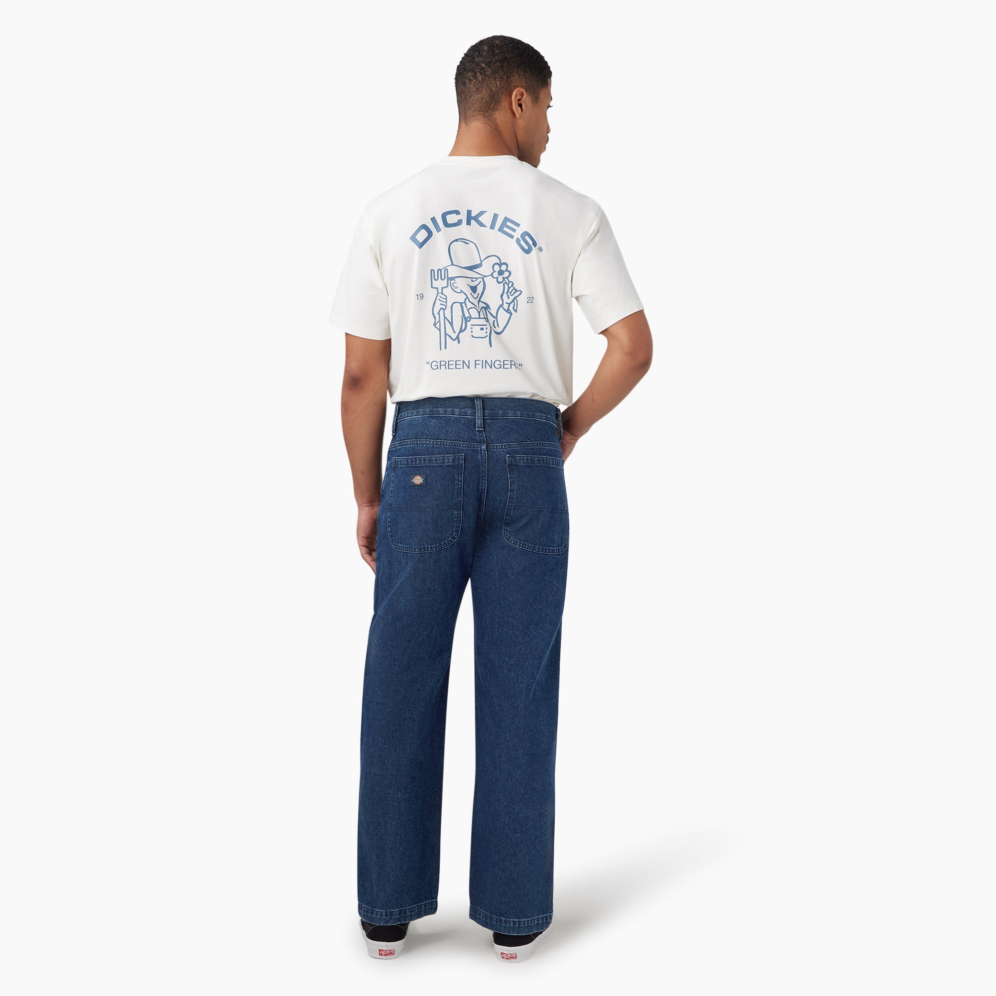 Loose Fit Double Knee Jeans