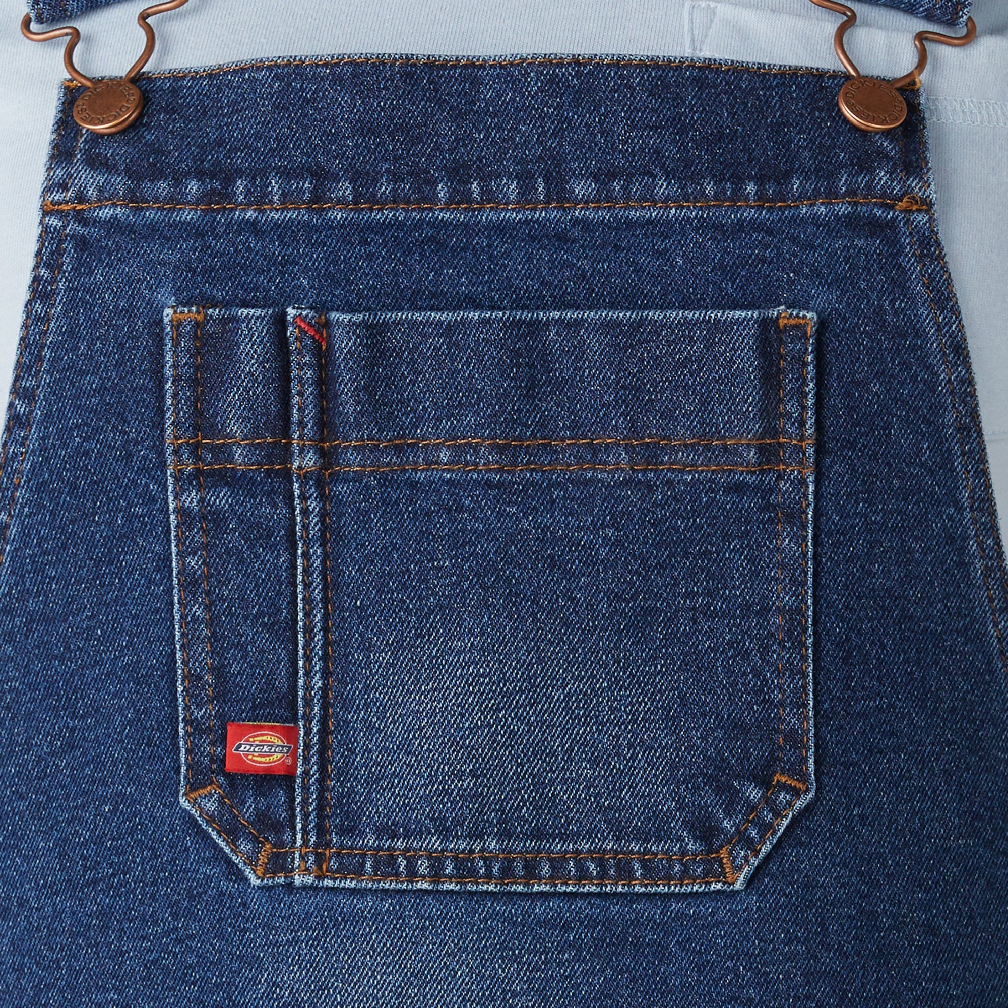 Women's Denim Boyfriend Fit Bib Overalls