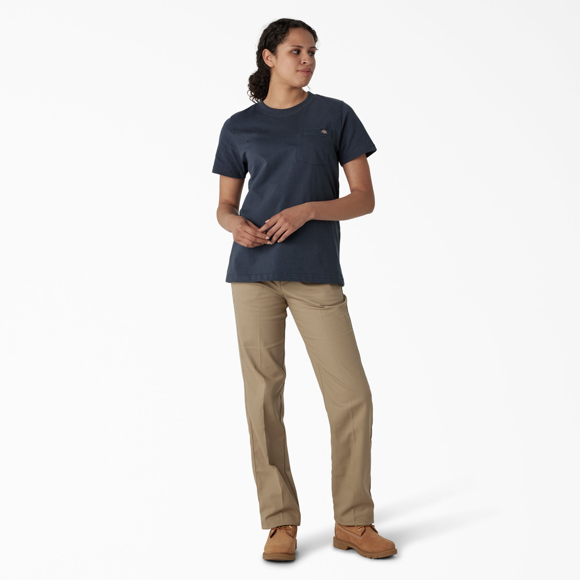 Women's Heavyweight Short Sleeve Pocket T-Shirt