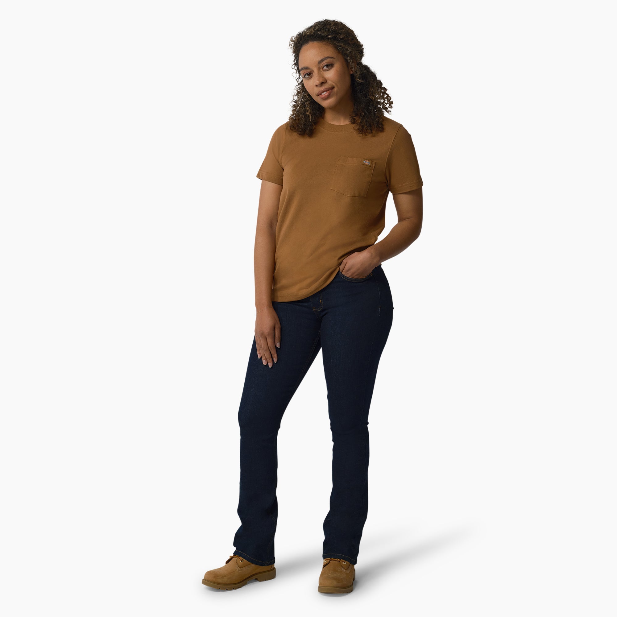 Women's Heavyweight Short Sleeve Pocket T-Shirt