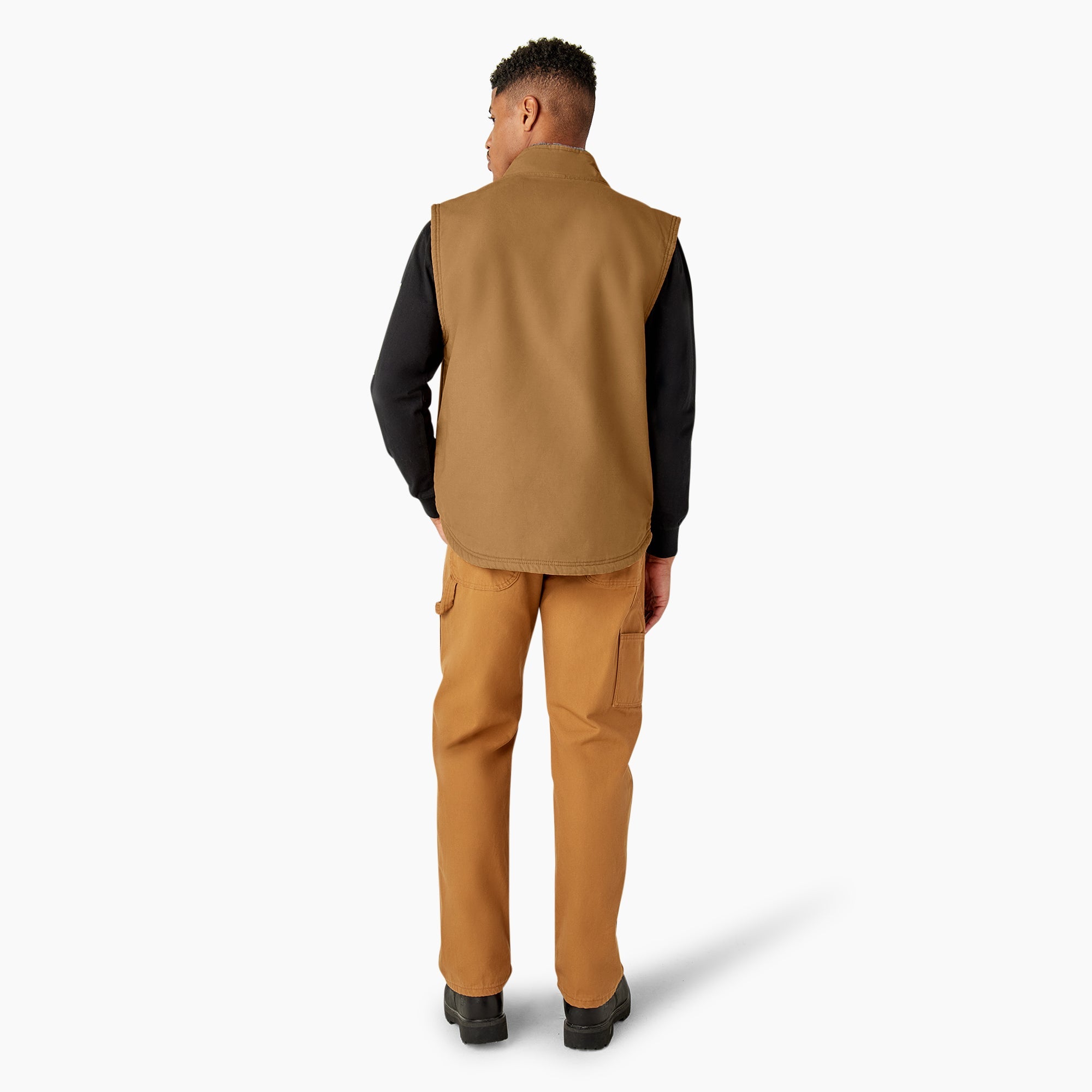 Duck Canvas High Pile Fleece Lined Vest