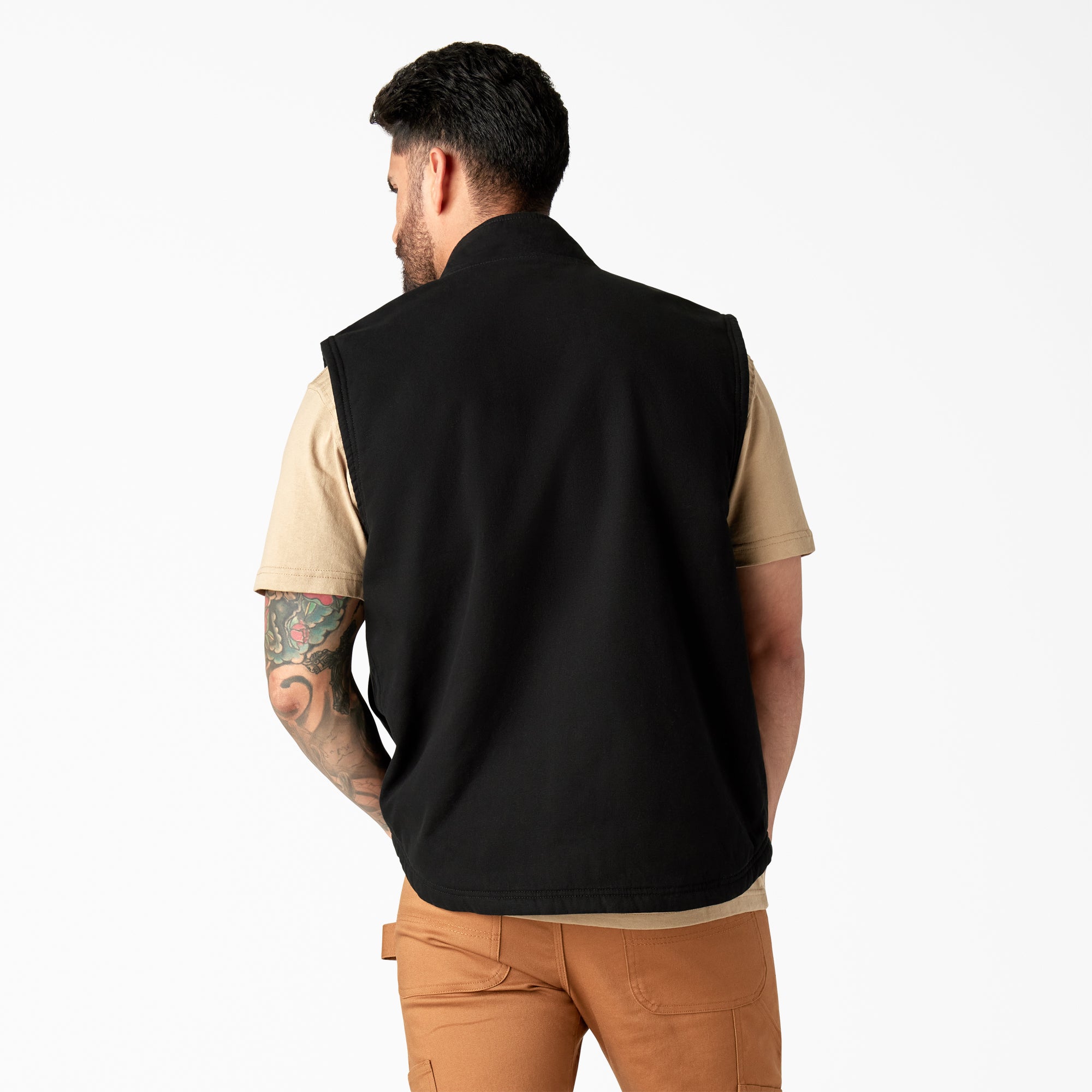 Duck Canvas High Pile Fleece Lined Vest