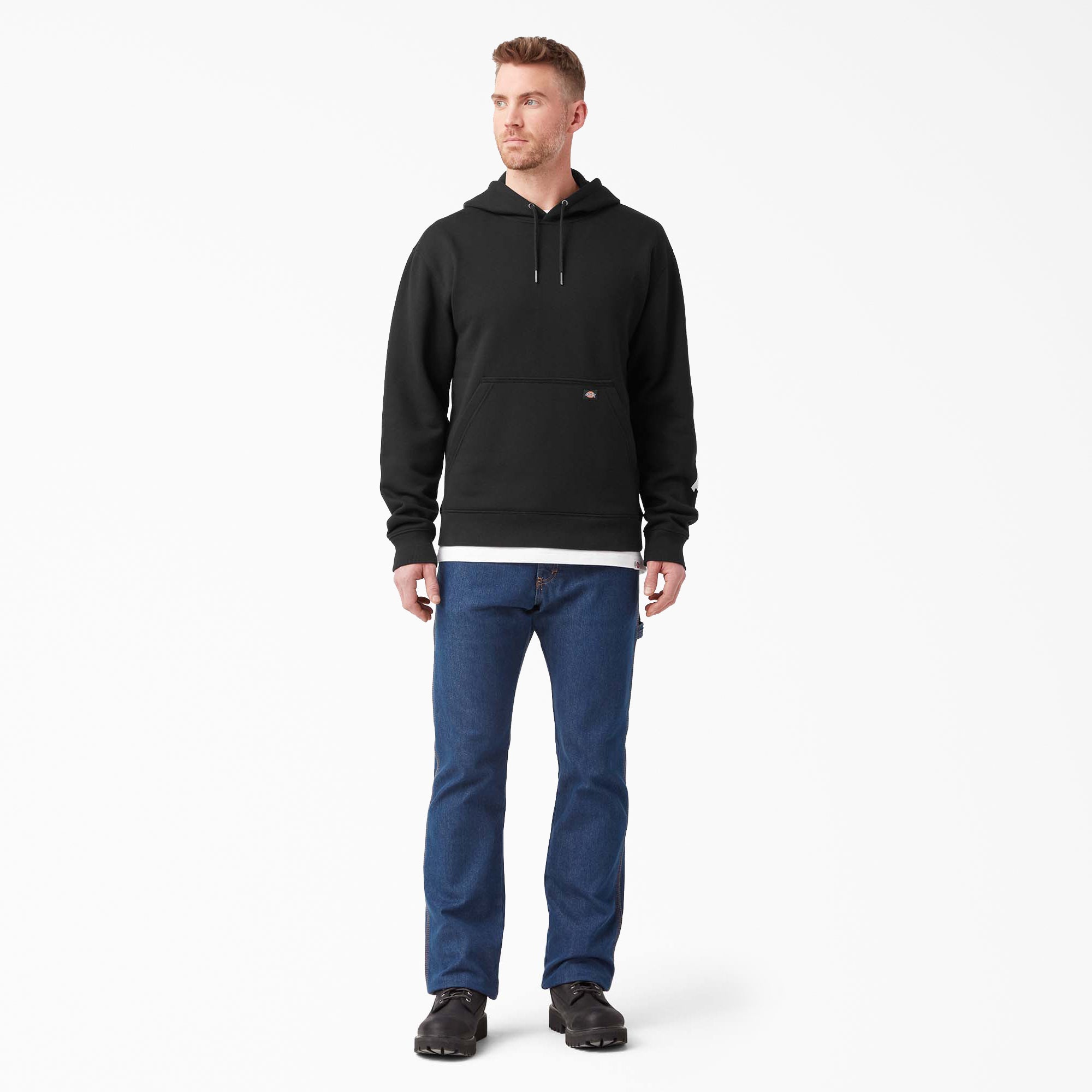 Water Repellent Sleeve Logo Hoodie