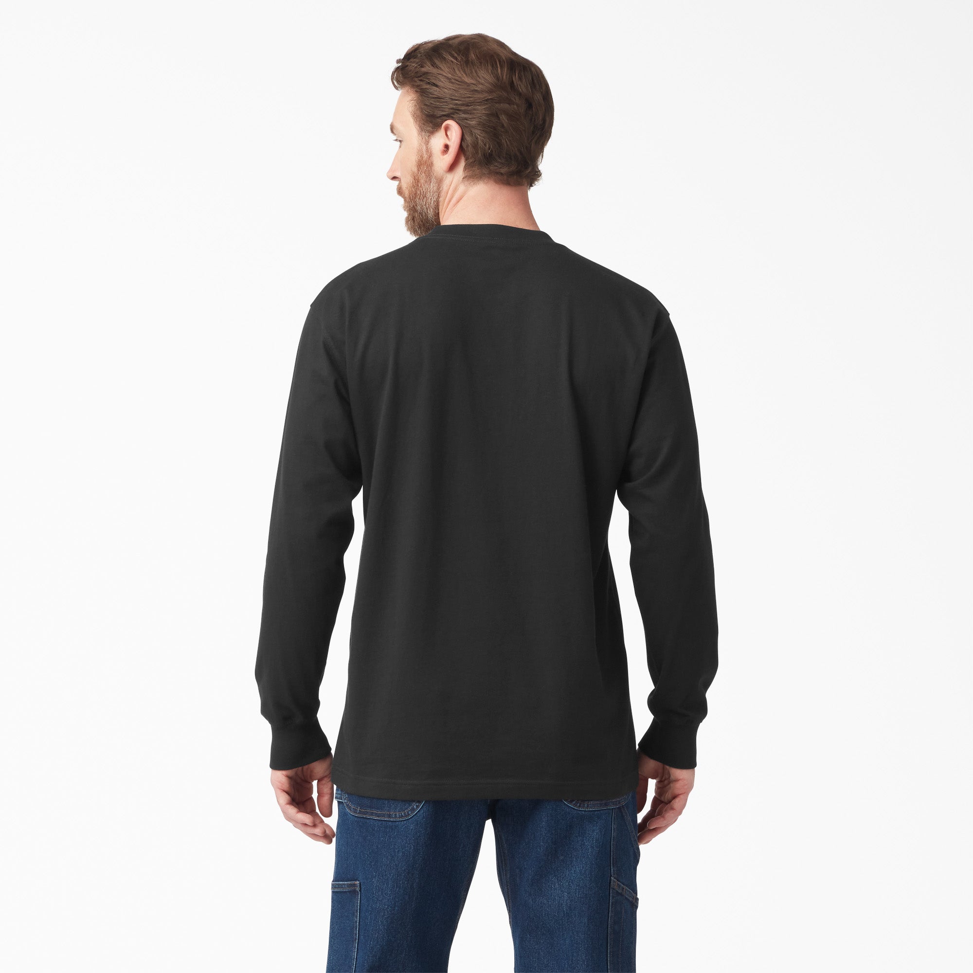 Tri-Color Logo Graphic Long Sleeve T-Shirt