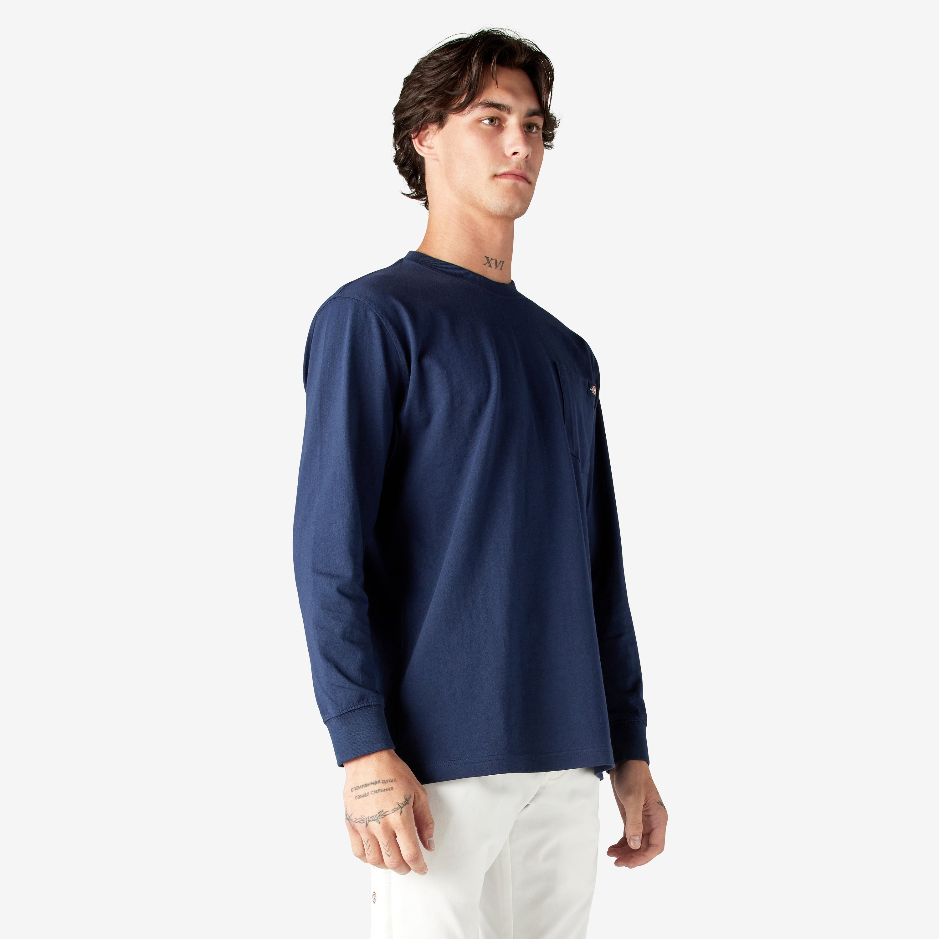 Logo Graphic Long Sleeve Pocket T-Shirt
