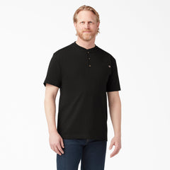 Heavyweight Short Sleeve Henley T-Shirt