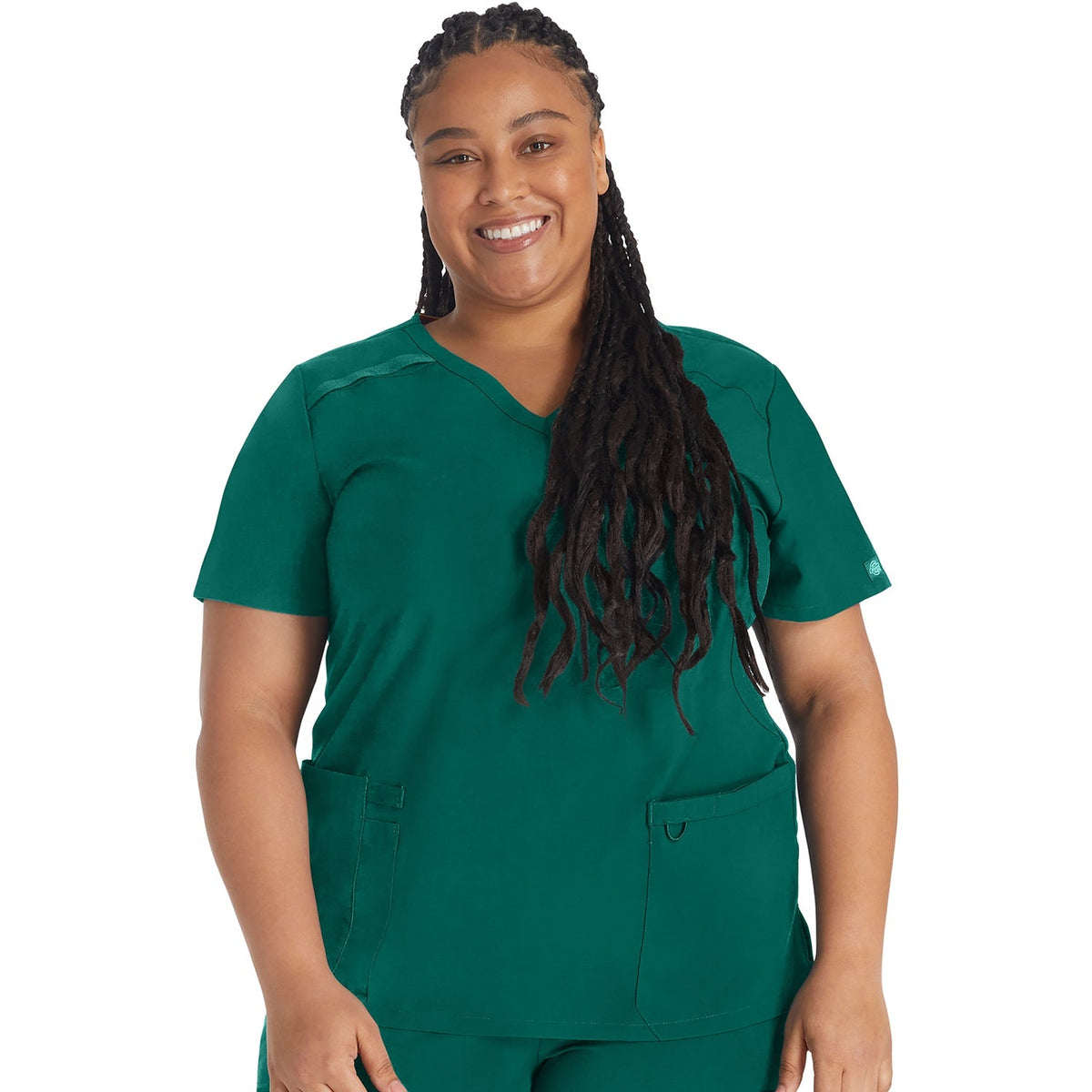 Women's EDS Essentials Mock Wrap Scrub Top