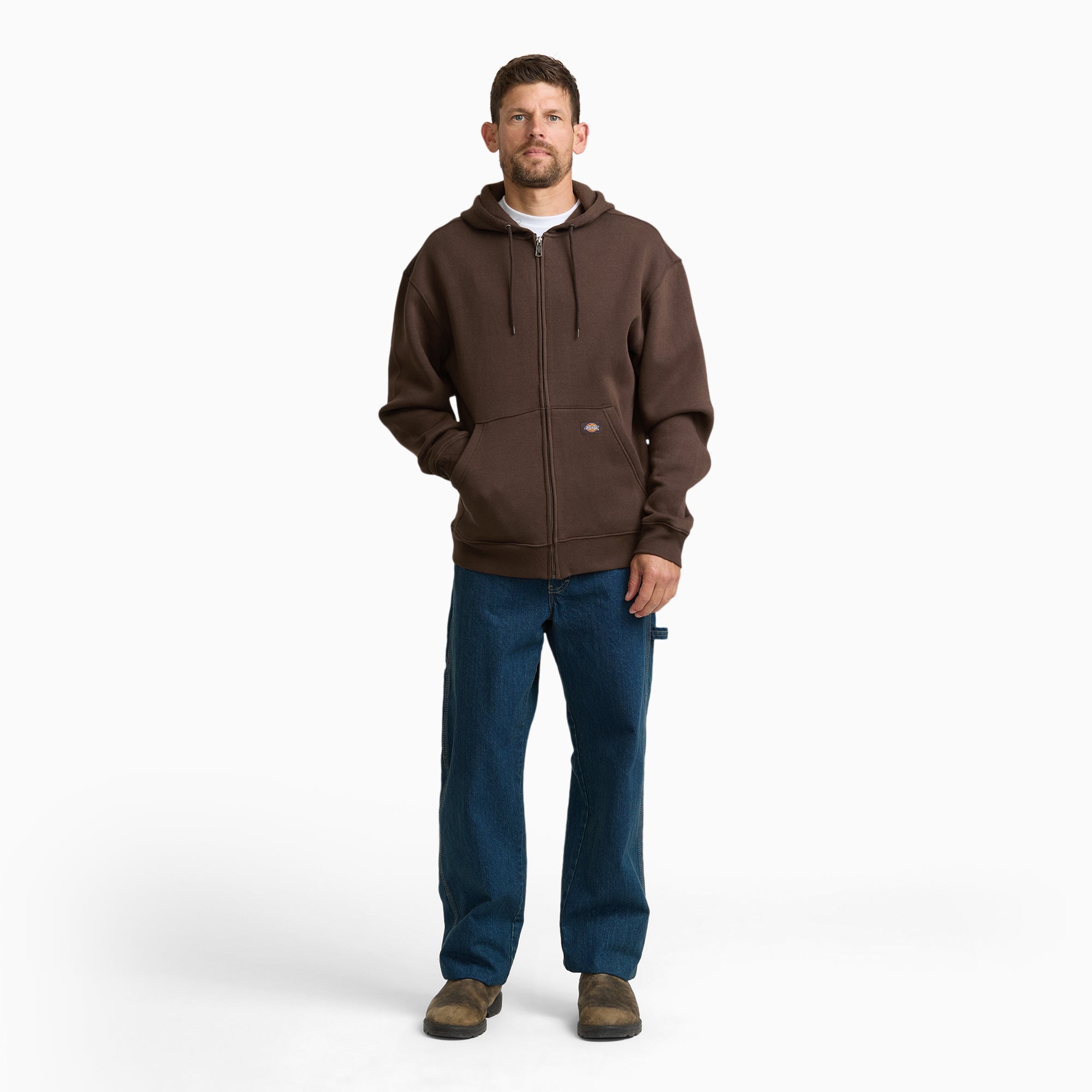 Midweight Fleece Zip Hoodie