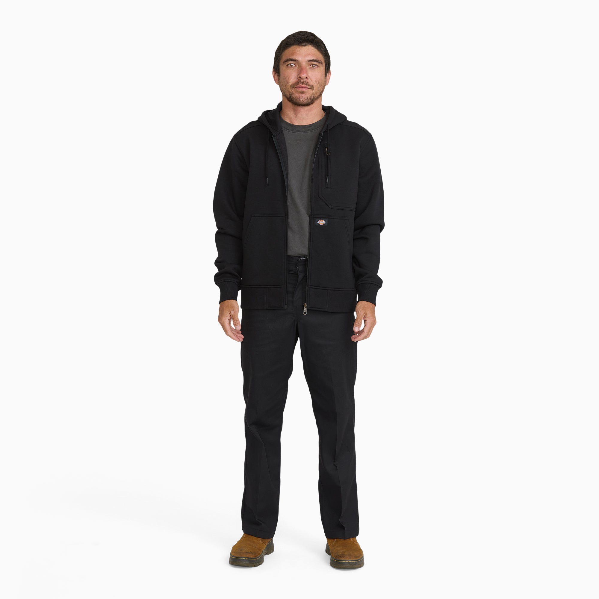 Water Repellent Heavyweight Fleece Zip-Up Hoodie