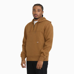 Water Repellent Heavyweight Fleece 1/4 Zip Hoodie