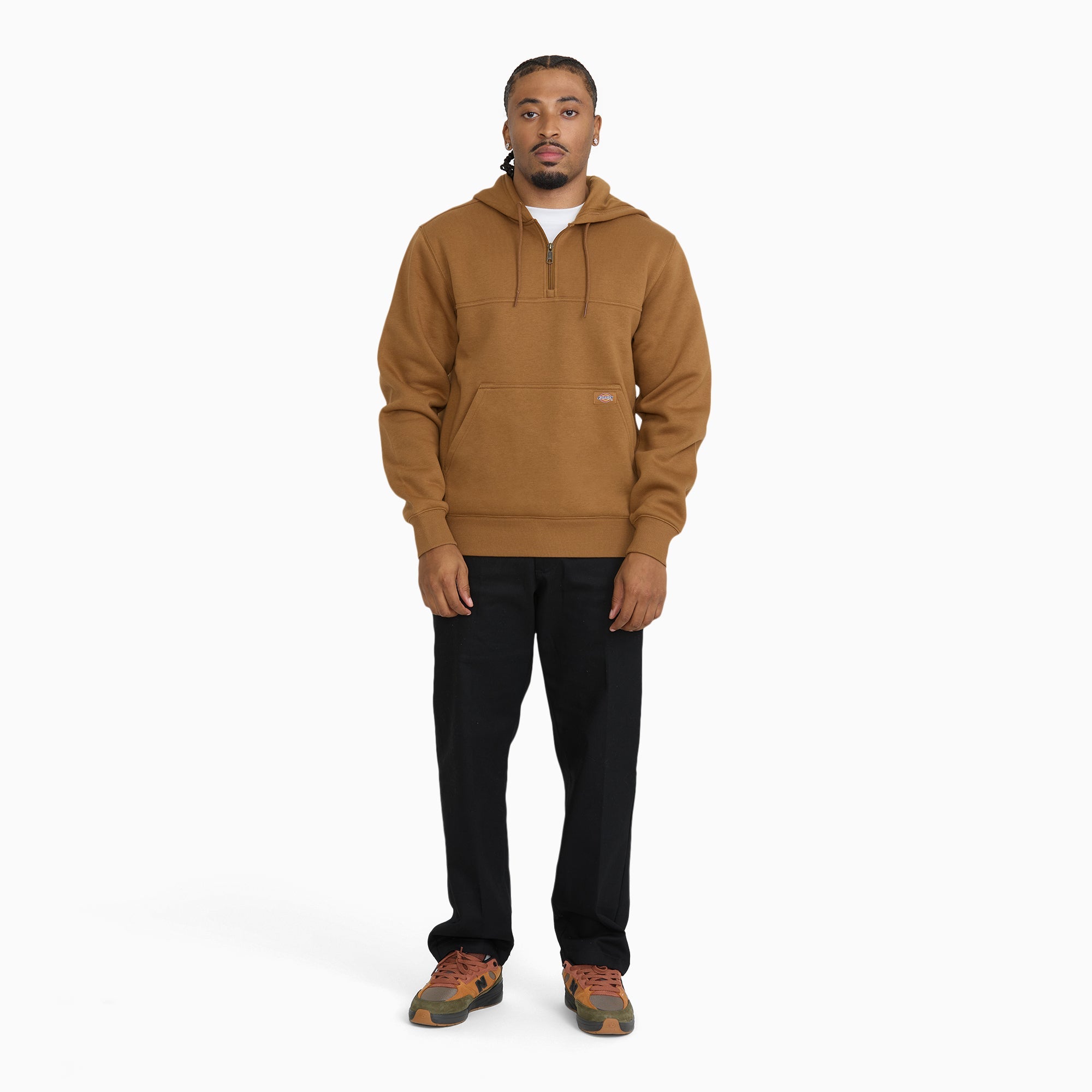 Water Repellent Heavyweight Fleece 1/4 Zip Hoodie