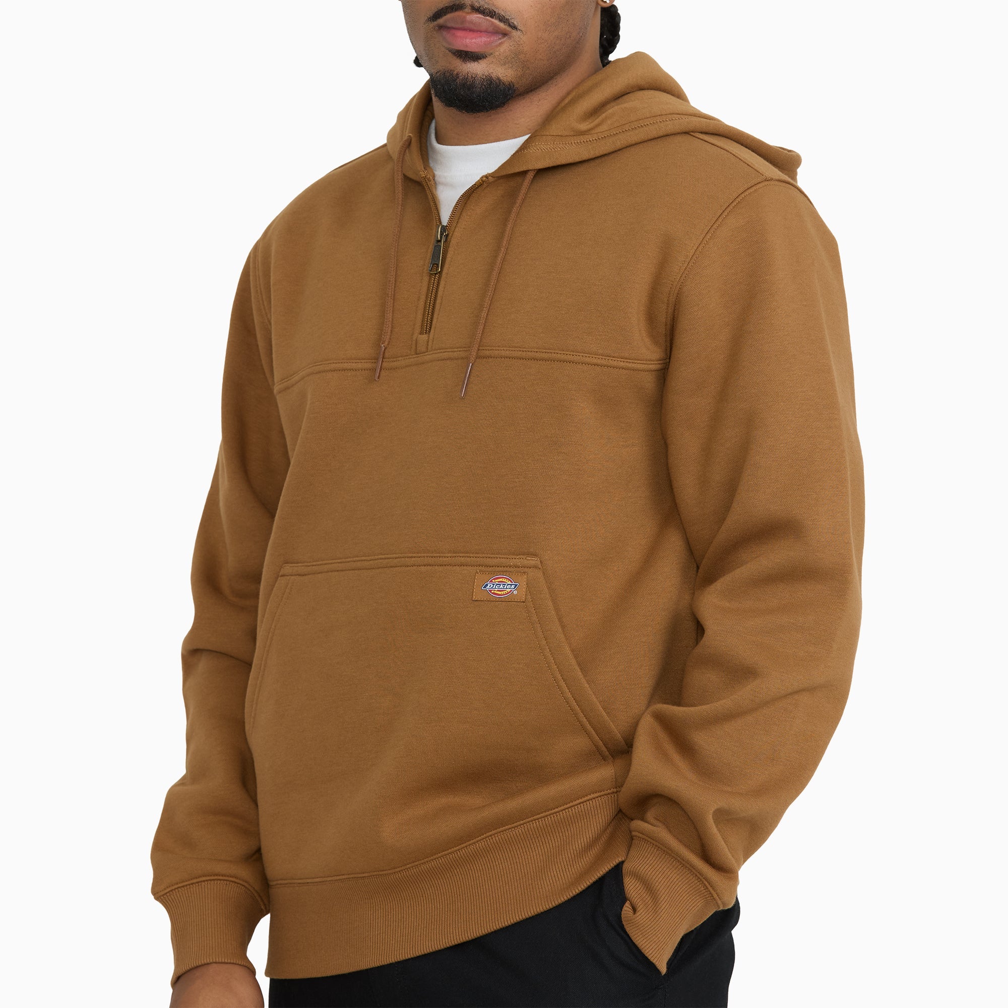 Water Repellent Heavyweight Fleece 1/4 Zip Hoodie