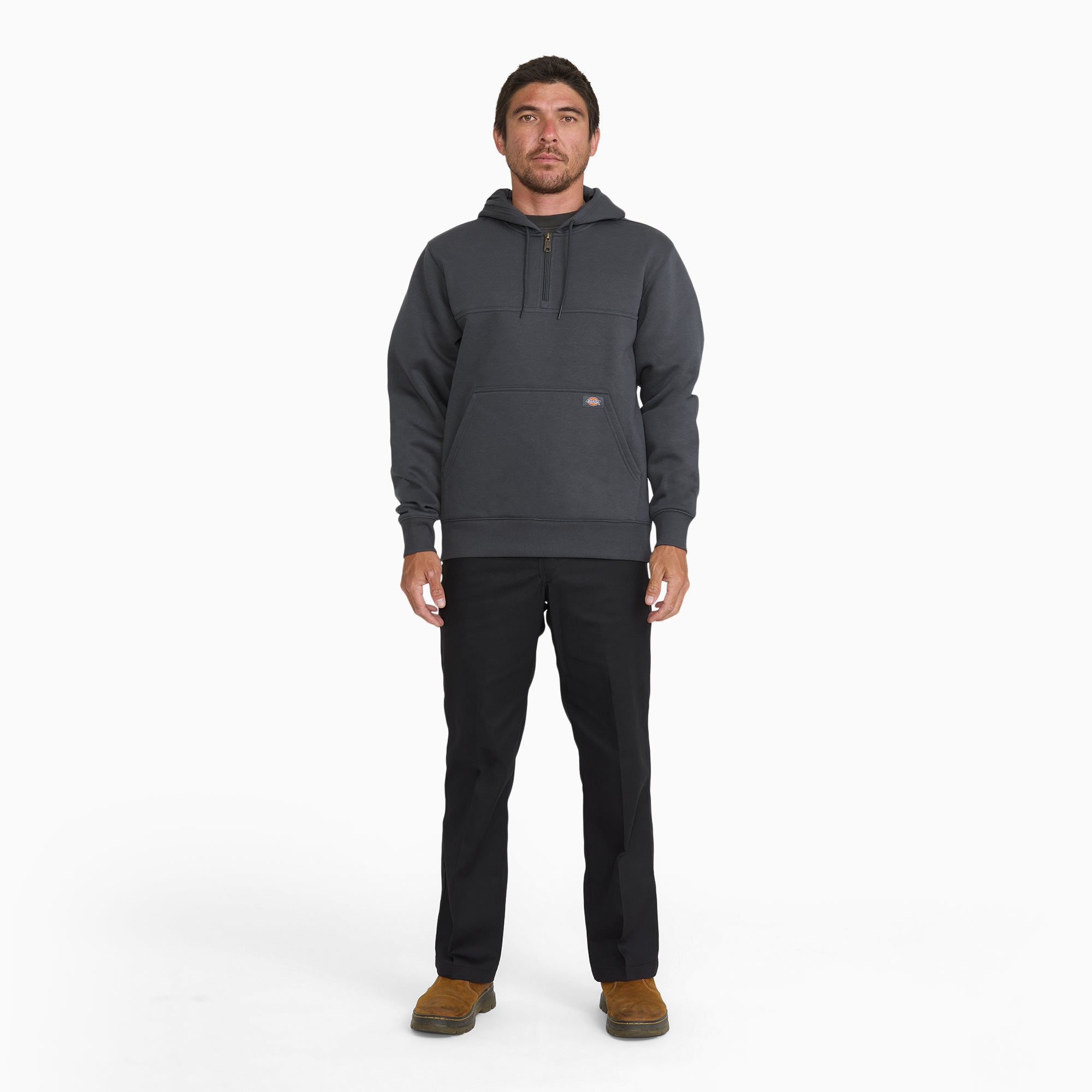 Water Repellent Heavyweight Fleece 1/4 Zip Hoodie