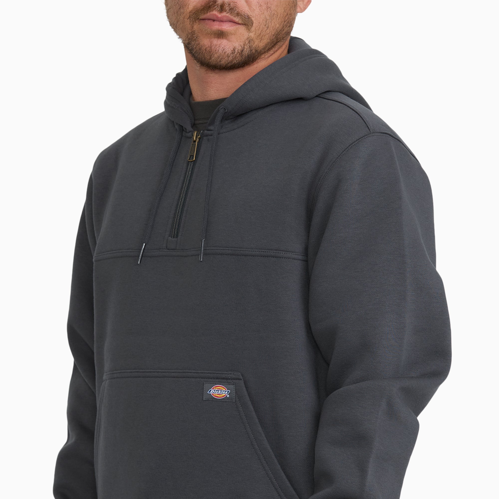 Water Repellent Heavyweight Fleece 1/4 Zip Hoodie